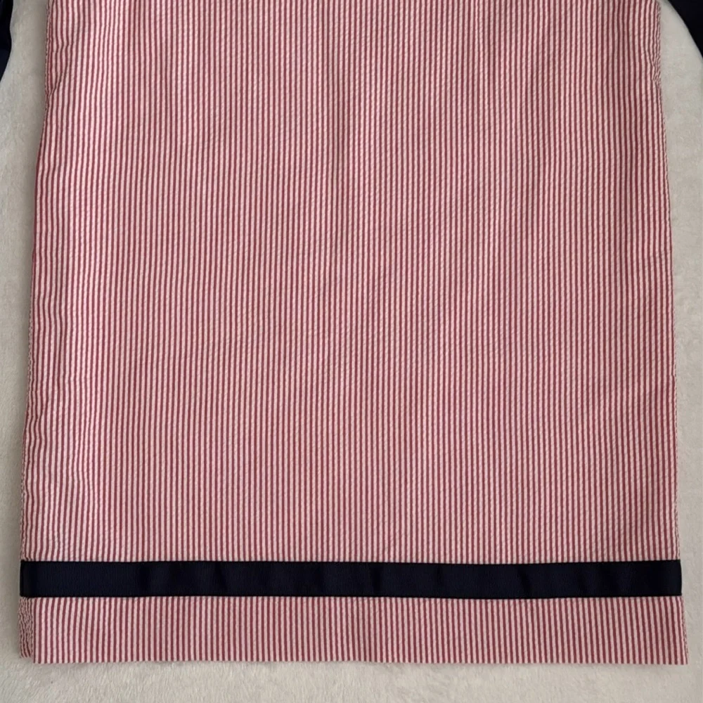 {CPC} Classic Prep | Seersucker Embroidered Whale Dress Red/White/Blue (4T) - Picture 14 of 15